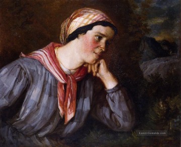  Gustave Malerei - Bauer Tragen Madras Realist Realismus Maler Gustave Courbet